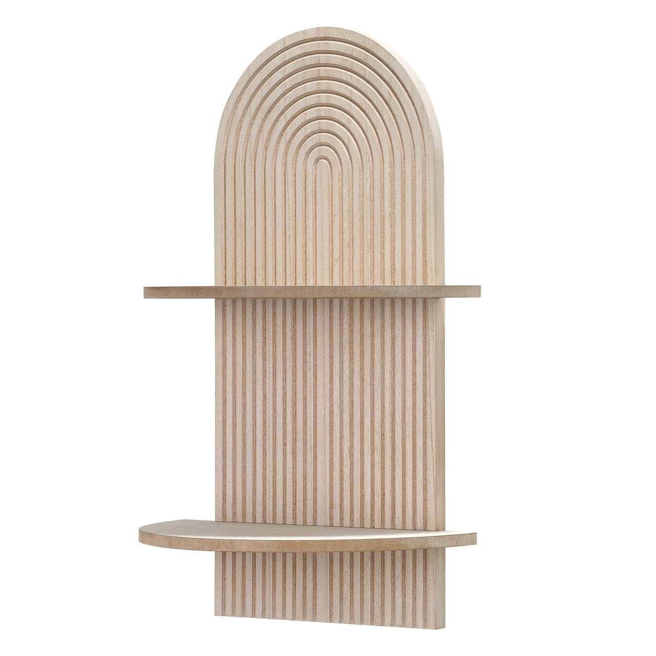 American Art Decor Lunar Ledges Wall shelf in Brown - 23.75" x 14"